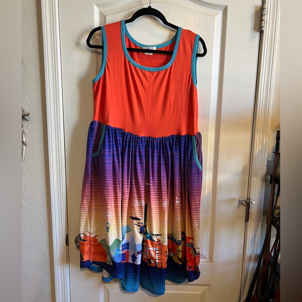 Sleeveless Disney Epcot Dress